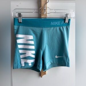 Nike Pro | Teal Shorts | Size Medium